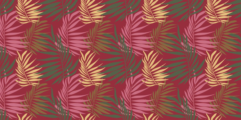 Tropical foliage autumn palette