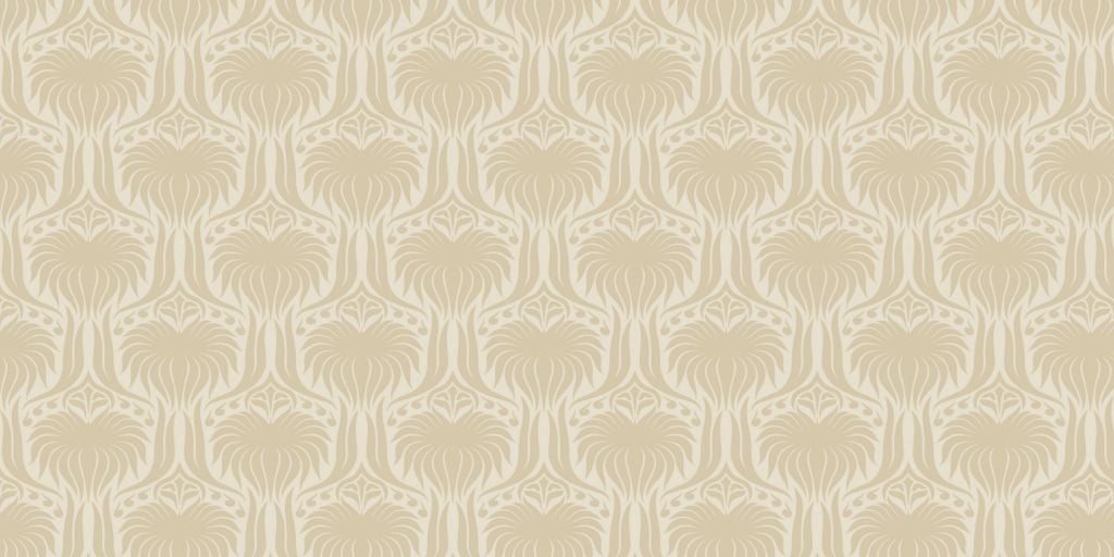 Motif de symétrie en sablier beige