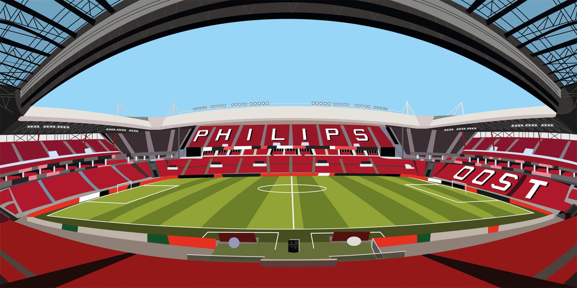 Philips Stadion - PSV - Eindhoven - Papier Peint Panoramique